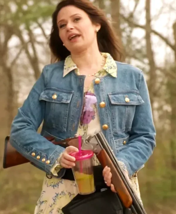 The Hunting Wives S01 Katie Lowes Denim Jacket