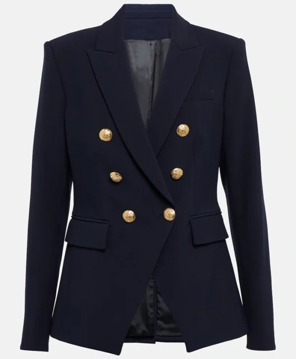 The Hunting Wives S01 Malin Akerman Blue Blazer Front