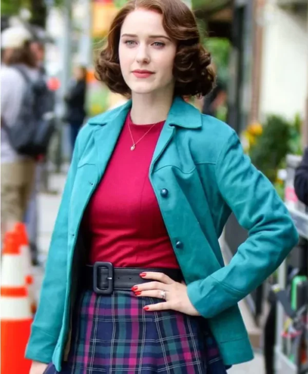The Marvelous Mrs Maisel Miriam Maisel Blue Cotton Jacket