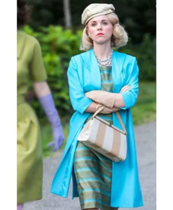 The Marvelous Mrs Maisel Imogene Cleary Blue Long Coat