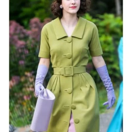 The Marvelous Mrs. Maisel Mid Length Green Coat