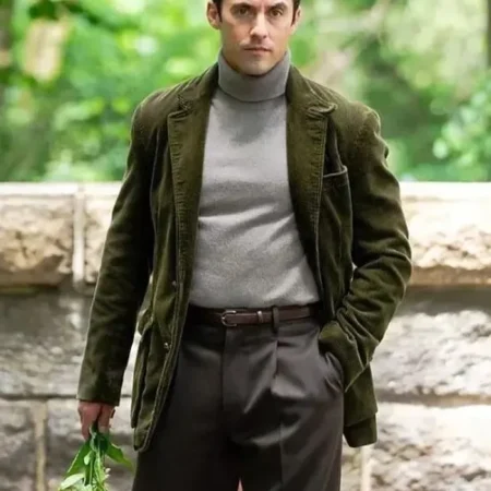 The Marvelous Mrs. Maisel Milo Ventimiglia Green Cord Blazer