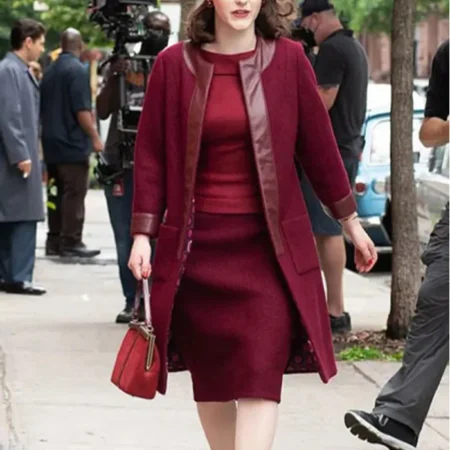 The Marvelous Mrs. Maisel Miriam Midge S04 Maroon Coat
