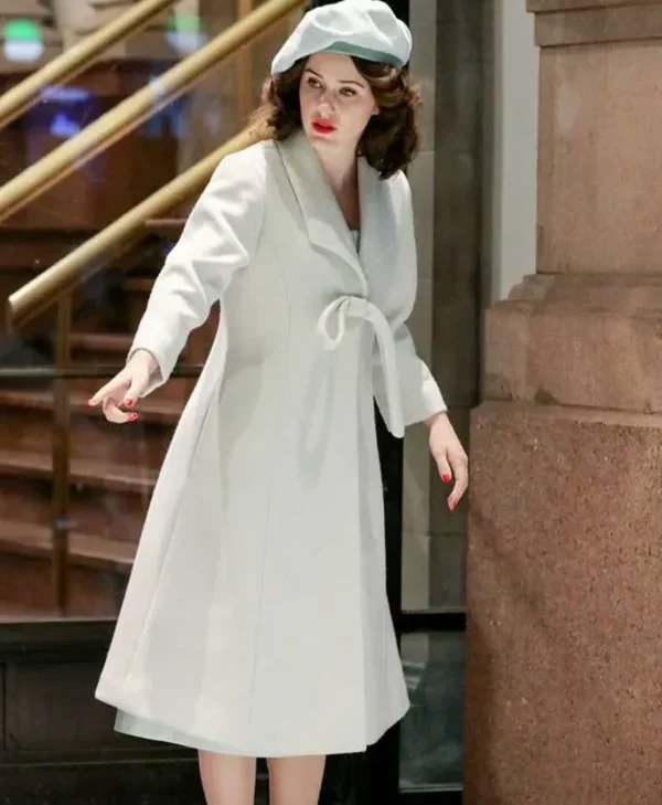 The Marvelous Mrs Maisel S04 White Long Coat
