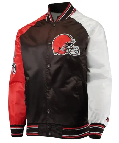 The Reliever Cleveland Browns Satin Jacket