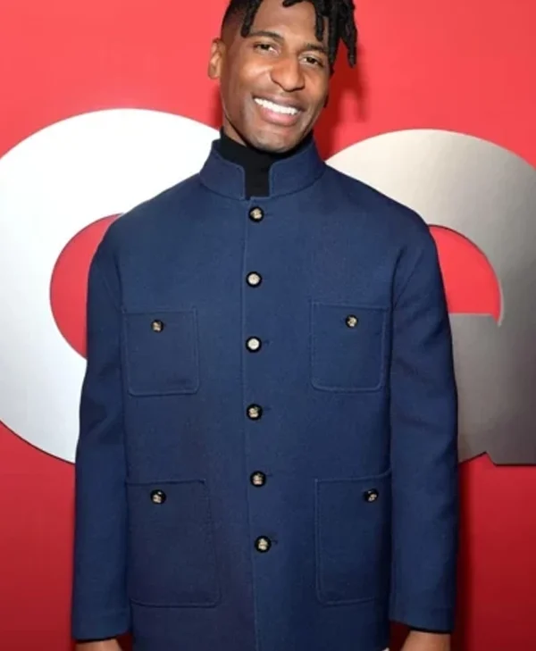 The Rise of The Rich Guy Navy Button up Jacket