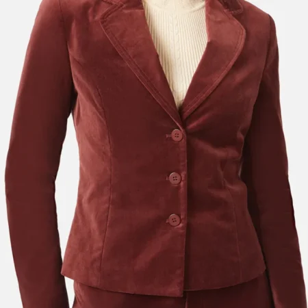 The Twelve S03 Hanah Tayeb Velvet Blazer Side