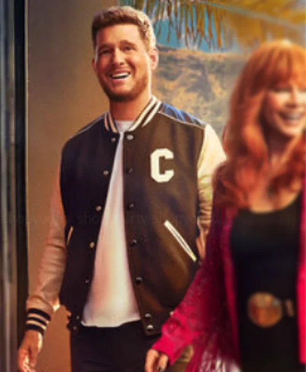 The Voice S28 Michael Buble Varsity Jacket Side