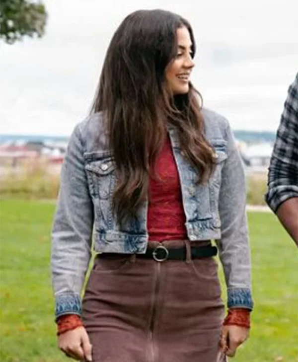 The Way Home Sadie Laflamme Snow Denim Jacket front