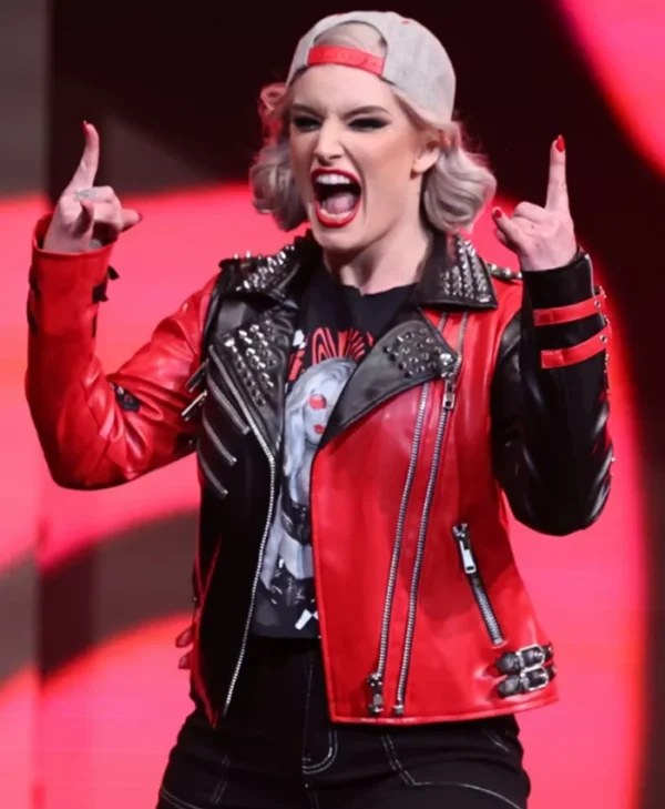 Toni Storm AEW 2025 Biker Leather Jacket