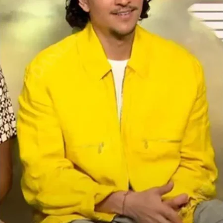Top Gun Maverick Danny Ramirez Yellow Cotton Bomber Jacket