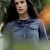Top Gun Maverick Jennifer Connelly Blue Denim Trucker Jacket