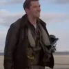 Top Gun Maverick Jon Hamm A2 Aviator Leather Sherpa Jacket