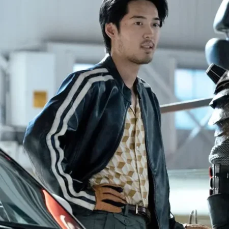 Twisted Metal S02 Andre Dae Kim Leather Jacket Side