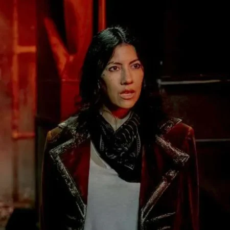 Twisted Metal Season 01 Stephanie Beatriz Red Velvet Blazer