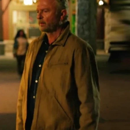 Untamed S01 Sam Neill Brown Jacket