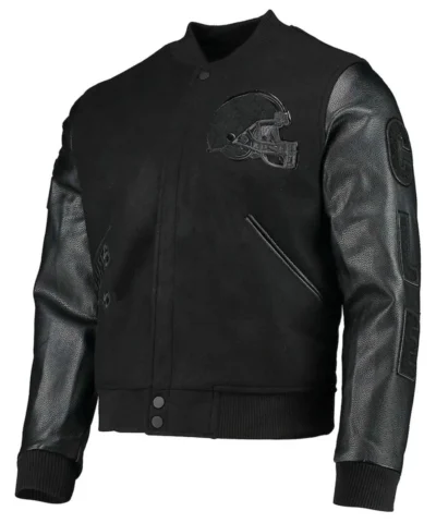 Varsity Cleveland Browns Black Jacket