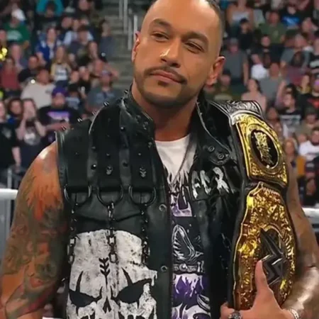 WWE Money In The Bank 2024 Damian Priest Black Vest