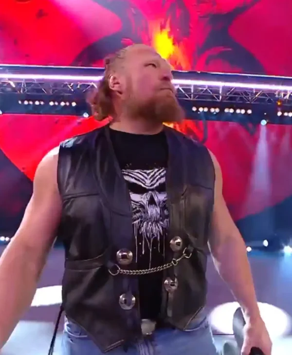 WWE SummerSlam Brock Lesnar Return Leather Vest