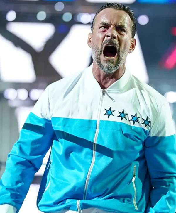 WWE SummerSlam CM Punk Blue Jacket