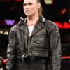 WWE WrestleMania 38 Ronda Rousey Black Leather Jacket