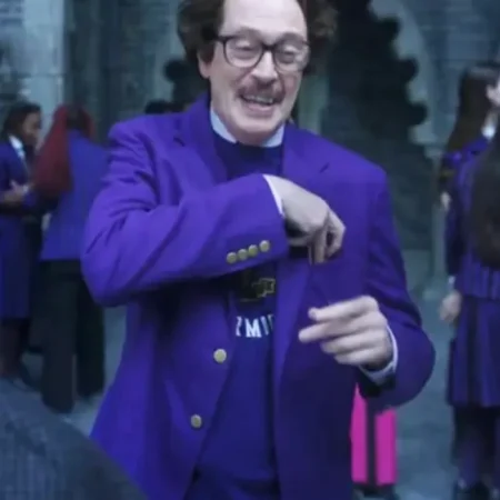 Wednesday S02 Steve Buscemi Purple Blazer