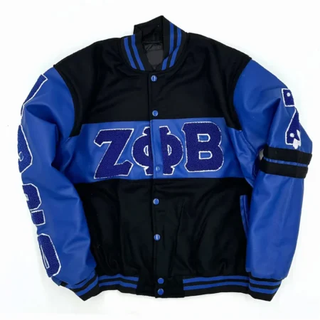 Zeta Phi Beta Ole Skool Letterman Varsity Jacket