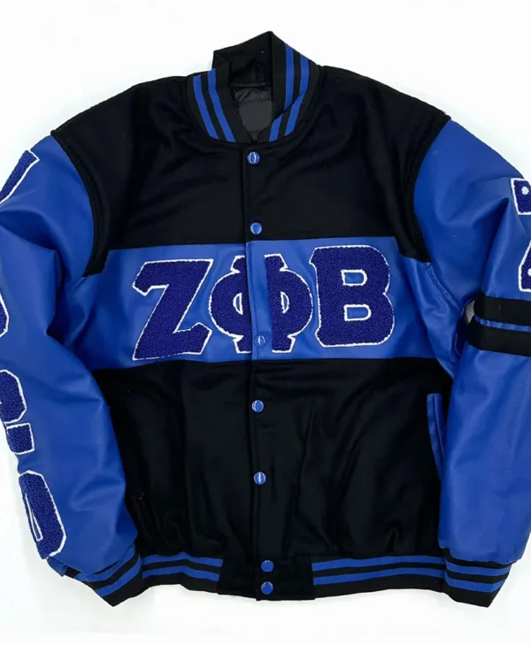 Zeta Phi Beta Ole Skool Letterman Varsity Jacket
