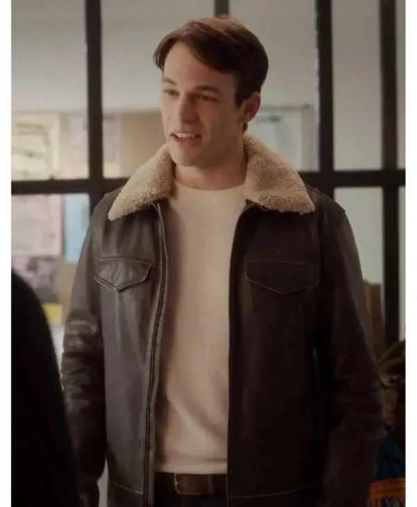 and just like that sebastiano pigazzi leather jacket