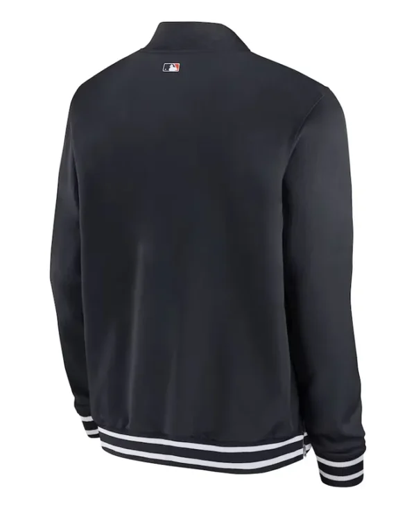 Detroit Tigers Black Bomber Full Zip Jacket