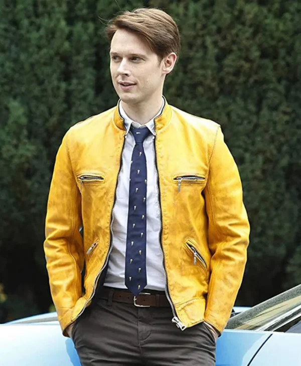 Dirk Gently s Holistic Detective Agency Yellow Leather Jacket