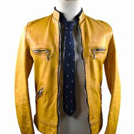 Dirk Gently s Holistic Detective Agency Yellow Leather Jacket