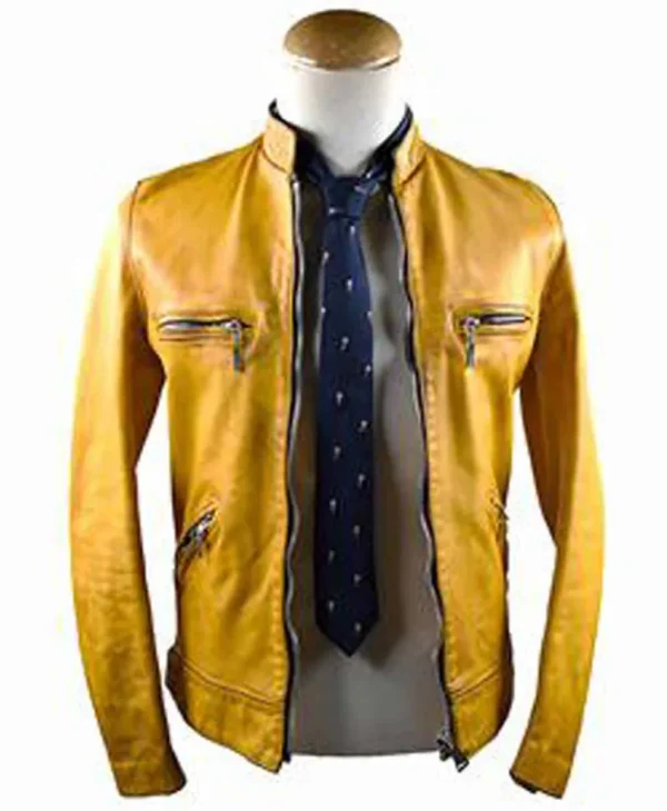 Dirk Gently s Holistic Detective Agency Yellow Leather Jacket