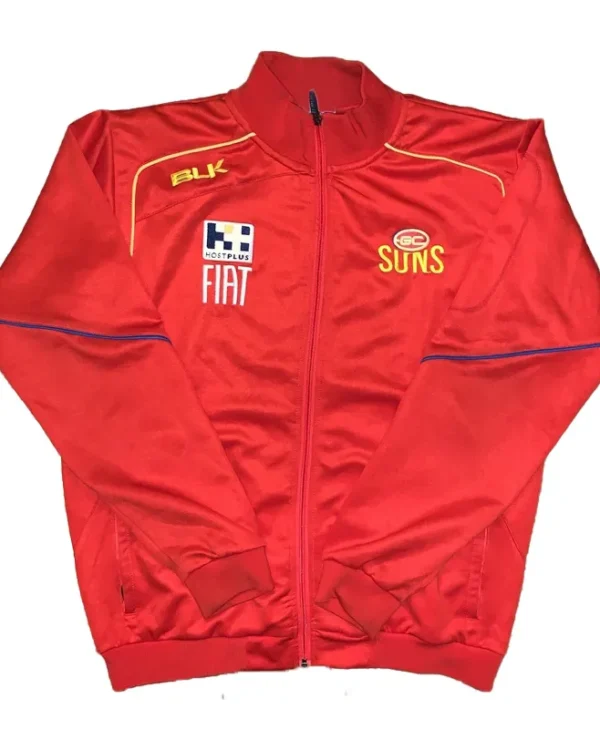 Gold Coast Suns On Field Red Jacket