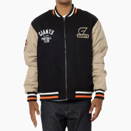 GWS Giants Lock Up Varsity Cotton Jacket
