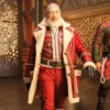 jk simmons red one santa claus red leather coat