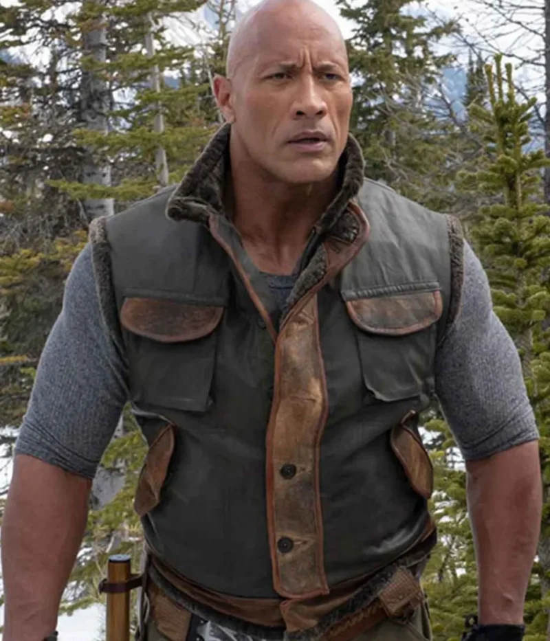 The Rock Jumanji The Next Level Leather Vest