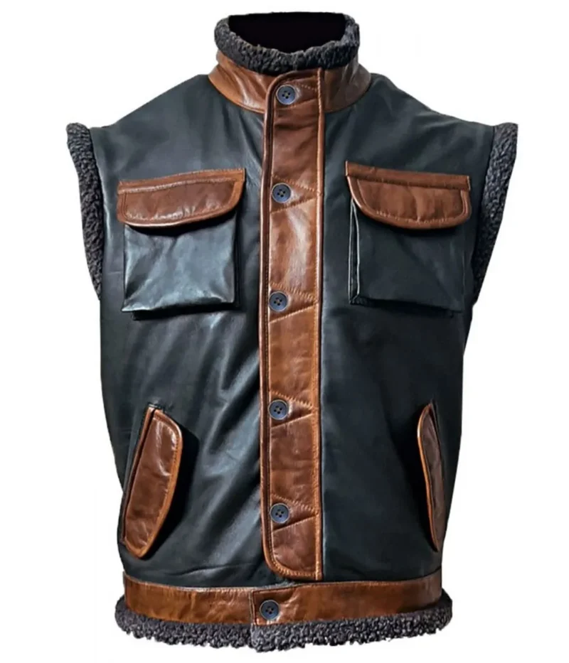 The Rock Jumanji The Next Level Leather Vest