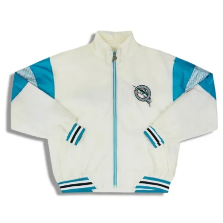 Florida Marlins 1990’s Off White Rain Jacket