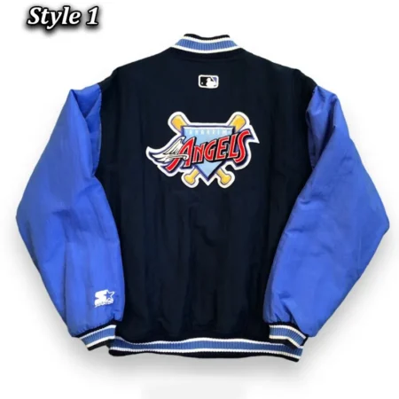 90s anaheim angels satin jacket