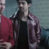 A Very Jonas Christmas Movie Joe Jonas Leather Jacket