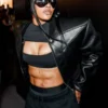 American-Singer-Teyana-Taylor-Black-Bomber-Jacket
