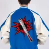 Anime Series Dandadan 2024 2025 Seiko Ayase Blue Unisex Varsity Jacket