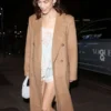 BAFTA 2025 Alexa Chung Brown Wool Trench Coat