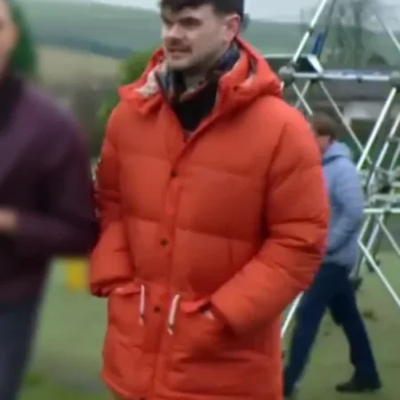 Brassic S07 Tom Hanson Puffer Hooded Jacket