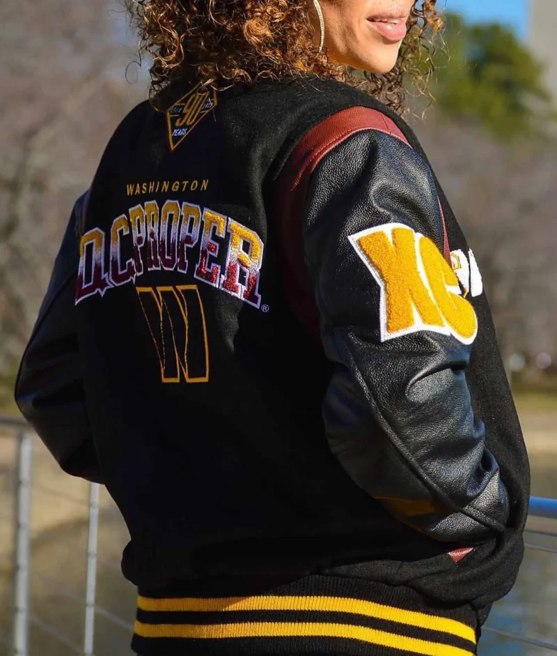 Colby Ward Washington Commanders Varsity Jacket For Sale
