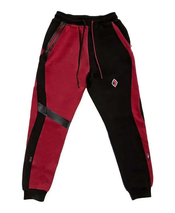 DC Fictional Characters Harley Quinn 2025 Red and Black Track Suit