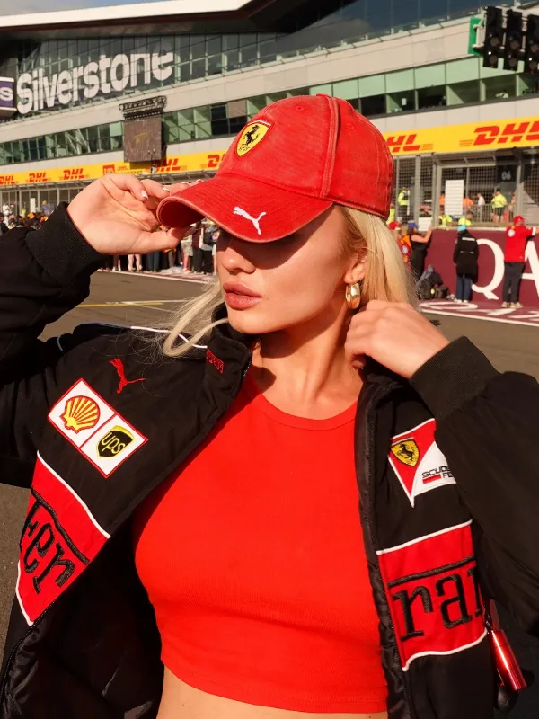 Daniella Hemsley F1 Team Ferrari Racing Jacket Daniella Hemsley F1 Team Ferrari Racing Jacket