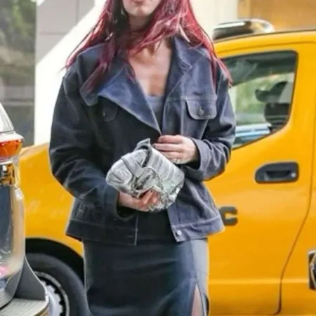 Dua Lipa Tribeca New York City Denim Jacket