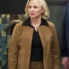 Elsbeth S03 Amy Sedaris Brown Suede Jacket